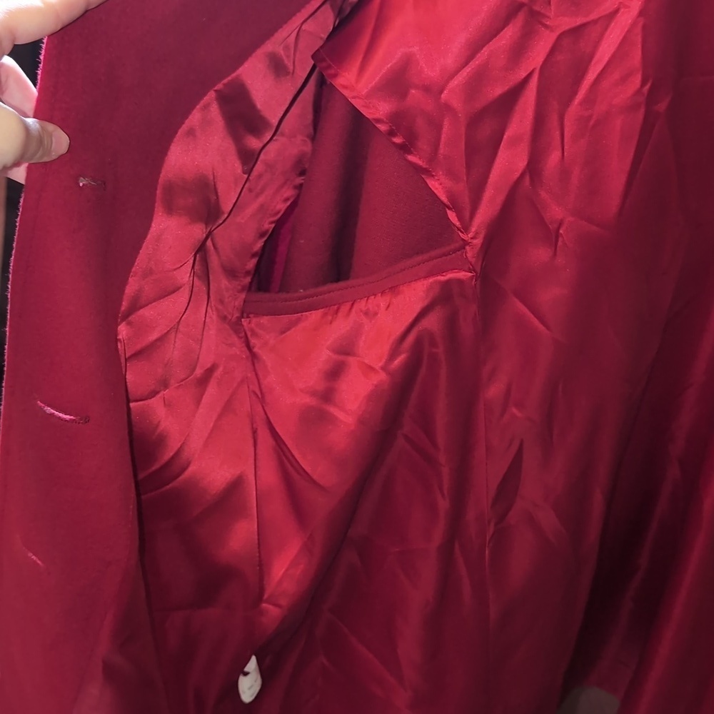Fashion-Built by Rice Wool Cape Trench Coat - Picture 8 of 8